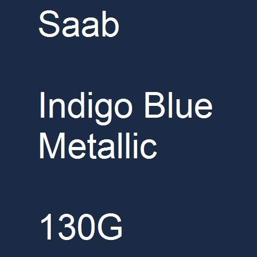 Saab, Indigo Blue Metallic, 130G.